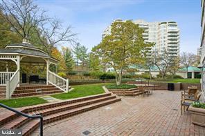 5610 Wisconsin Ave Unit 406, Chevy Chase, MD 20815 - surrounding community with a gazebo