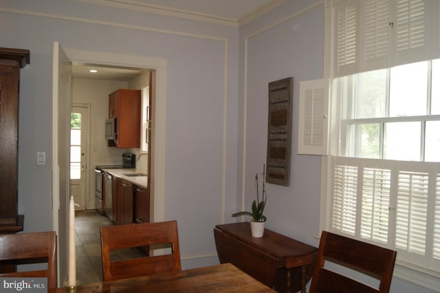 4305 Bradley Ln, Chevy Chase, MD 20815 - dining space featuring baseboards