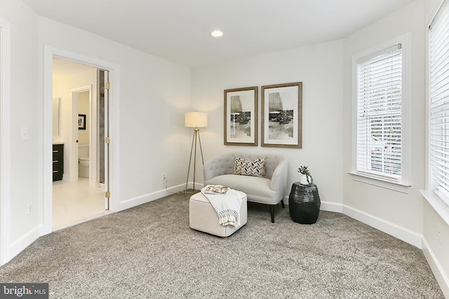 23219 Christopher Thomas Ln, Brambleton, VA 20148 - sitting room with carpet and recessed lighting