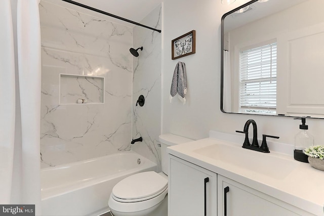 23219 Christopher Thomas Ln, Brambleton, VA 20148 - full bathroom featuring vanity and washtub / shower combination