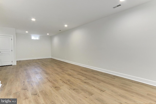 23219 Christopher Thomas Ln, Brambleton, VA 20148 - basement featuring recessed lighting and wood finished floors