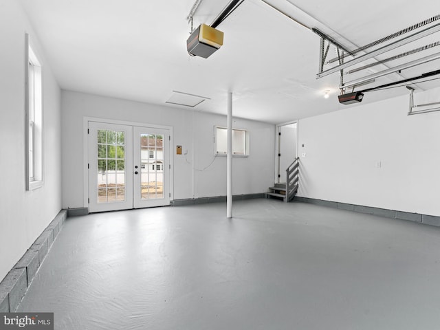 44 Wilson Dr, Sicklerville, NJ 08081 - garage with french doors and a garage door opener
