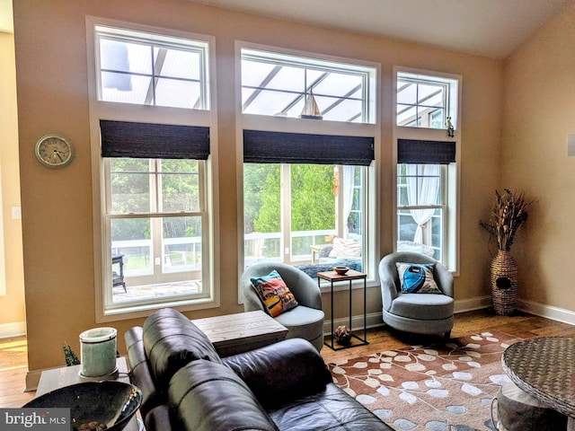 35516 Hedgerow Ln, Rehoboth Beach, DE 19971 - living room with baseboards and wood finished floors