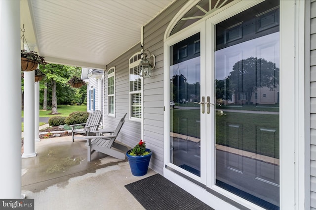6422 Hard Bargain Cir, Indian Head, MD 20640 - view of covered porch