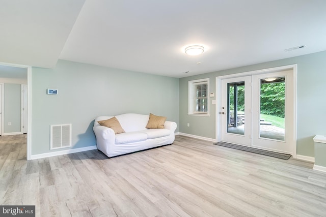 6422 Hard Bargain Cir, Indian Head, MD 20640 - sitting room featuring wood finished floors and baseboards