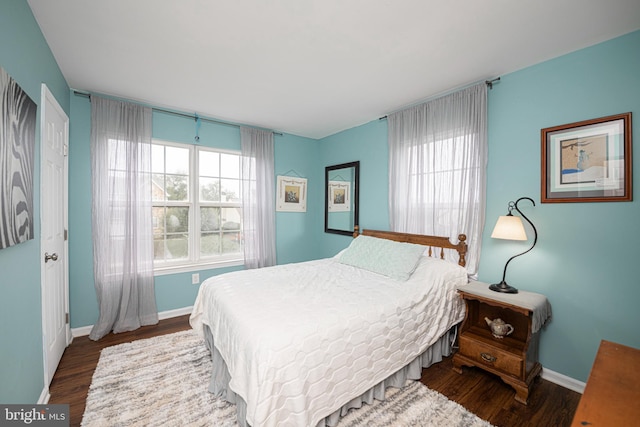 706 Melvin Rd, Telford, PA 18969 - bedroom with dark wood-type flooring and baseboards