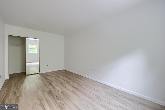 1134 Fox Run, Reading, PA 19606 - unfurnished bedroom with light wood finished floors, baseboards, and a closet