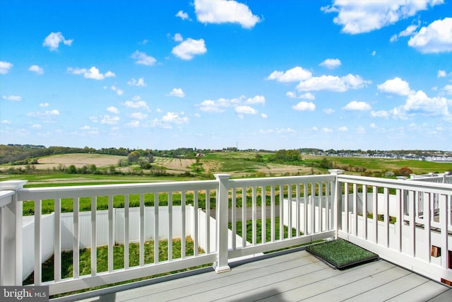 215 Homestead Dr, Hanover, PA 17331 - deck with a rural view