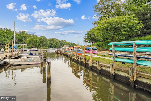 3117 Port Way, Annapolis, MD 21403 - dock featuring a water view