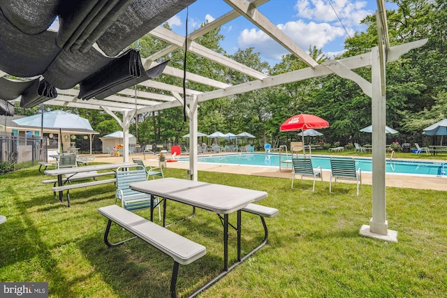 3117 Port Way, Annapolis, MD 21403 - community pool with a pergola