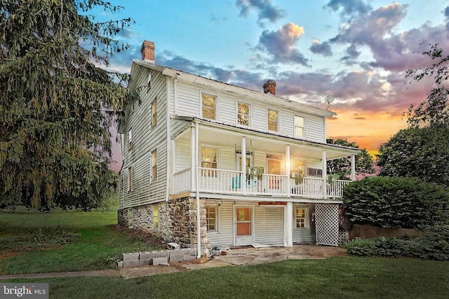 2241 Craley Rd, Windsor, PA 17366 - view of front of house with a chimney and a front lawn