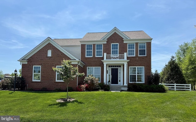41311 Silverside Dr, Leesburg, VA 20175 - colonial house with brick siding