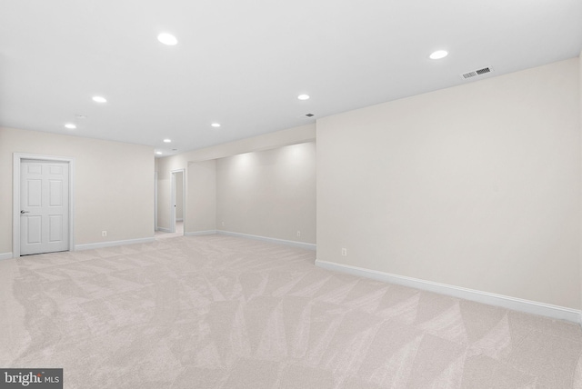 41311 Silverside Dr, Leesburg, VA 20175 - unfurnished room with recessed lighting, light carpet, and baseboards