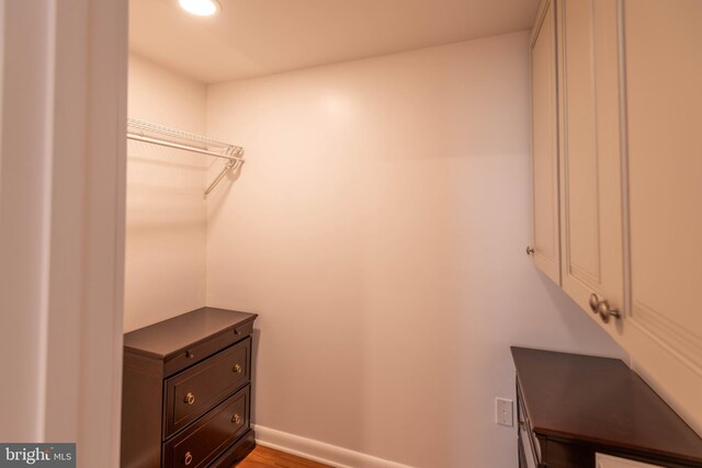 724 E Curtin St, Bellefonte, PA 16823 - walk in closet featuring wood finished floors