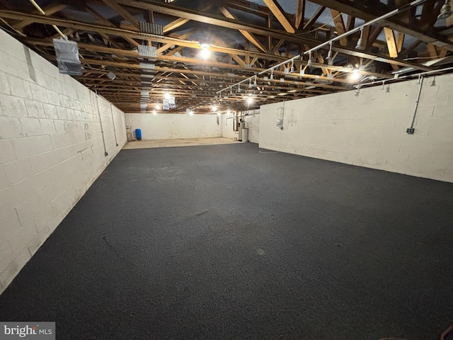 11 Pony Rd, Bridgeton, NJ 08302 - unfinished below grade area with concrete block wall and water heater