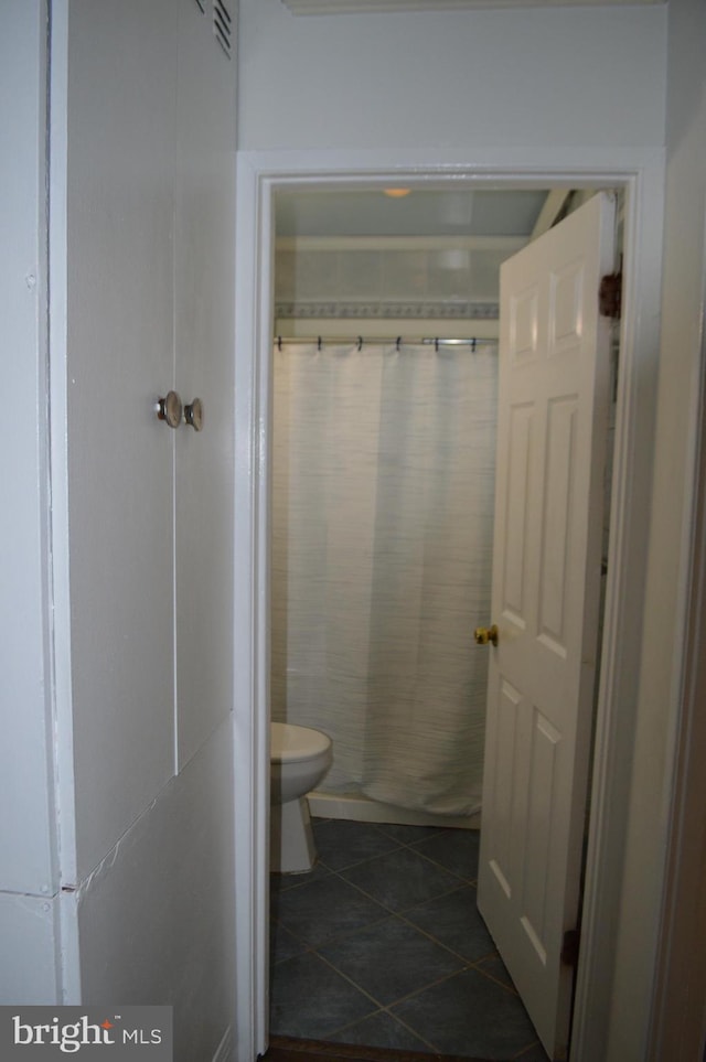 116 Queen Lily Rd, Levittown, PA 19057 - bathroom with toilet and tile patterned floors