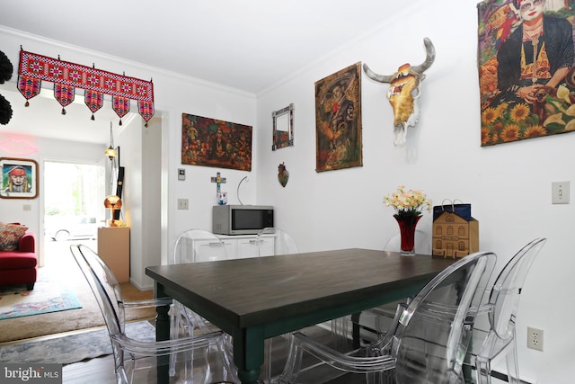 4233 Spire Ct, Snow Hill, MD 21863 - dining area featuring ornamental molding