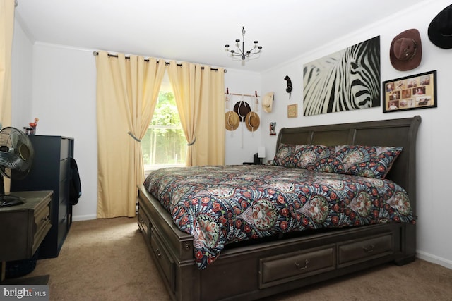 4233 Spire Ct, Snow Hill, MD 21863 - carpeted bedroom with baseboards and crown molding