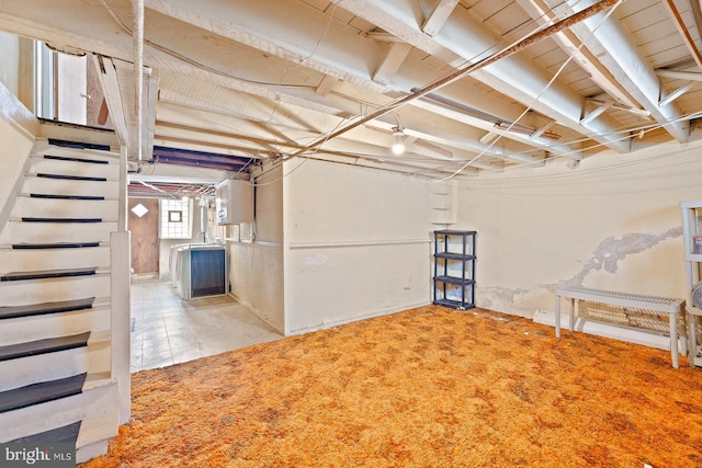 7155 Erdrick St, Philadelphia, PA 19135 - below grade area featuring stairway