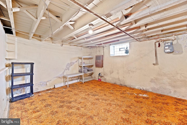 7155 Erdrick St, Philadelphia, PA 19135 - basement with gas meter