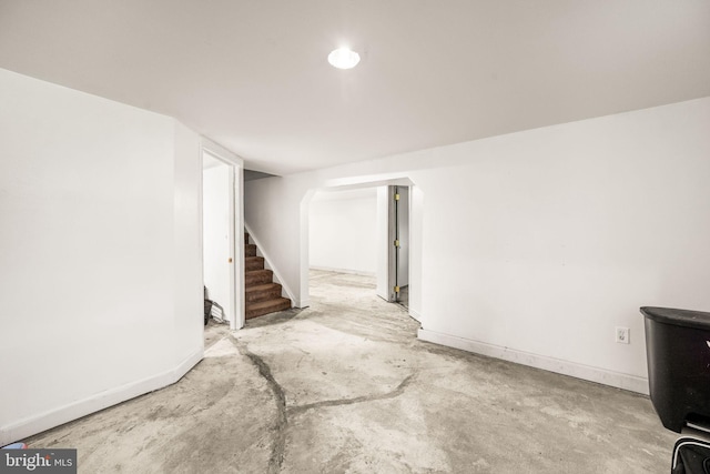 2460 Mill Rd, Quakertown, PA 18951 - finished basement with stairs and baseboards