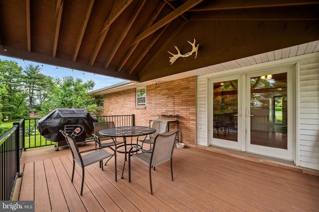 2460 Mill Rd, Quakertown, PA 18951 - deck featuring outdoor dining space and area for grilling