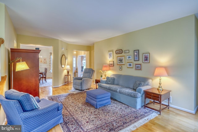 636 Poets Way, Middletown, DE 19709 - living area with wood finished floors and baseboards