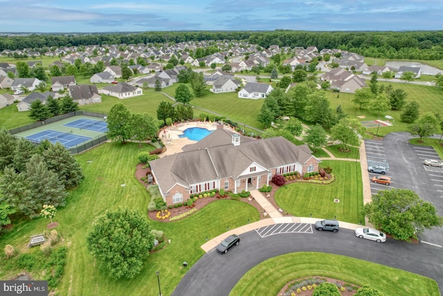 636 Poets Way, Middletown, DE 19709 - aerial view of a pool area