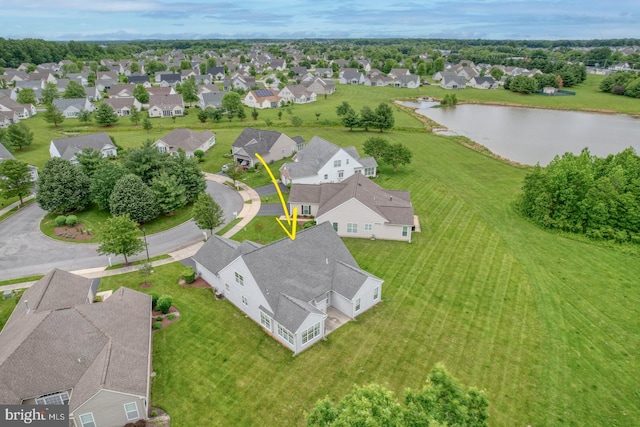 636 Poets Way, Middletown, DE 19709 - aerial view of residential area with a nearby body of water