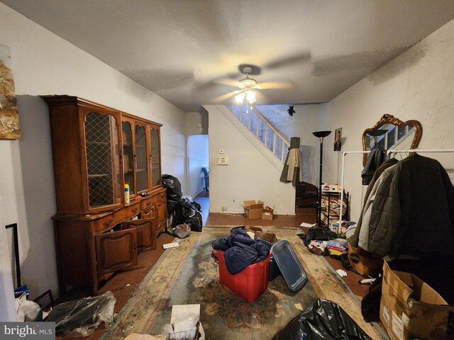 329 S Calhoun St, Baltimore, MD 21223 - office featuring ceiling fan