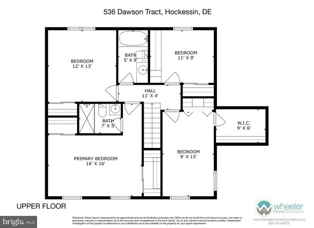 536 Dawson Trak, Hockessin, DE 19707 - floor plan / room layout
