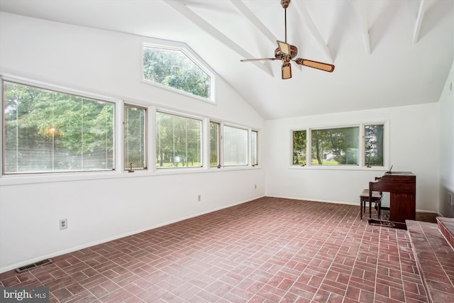 944 War Admiral St, Great Falls, VA 22066 - unfurnished sunroom with vaulted ceiling and healthy amount of natural light