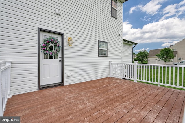 1201 Falls Grove Ln, York, PA 17404 - view of wooden deck