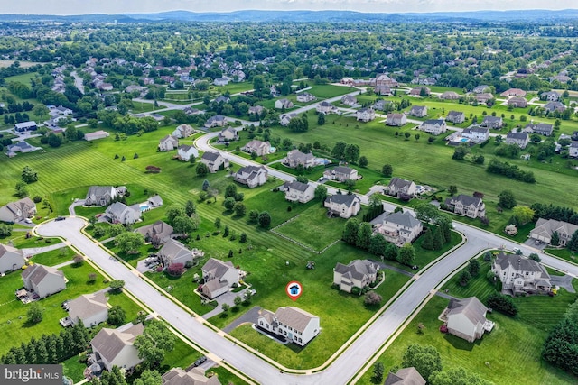 1201 Falls Grove Ln, York, PA 17404 - aerial overview of property's location with nearby suburban area