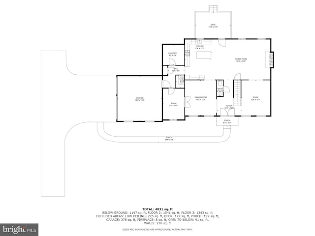 1201 Falls Grove Ln, York, PA 17404 - floor plan / room layout