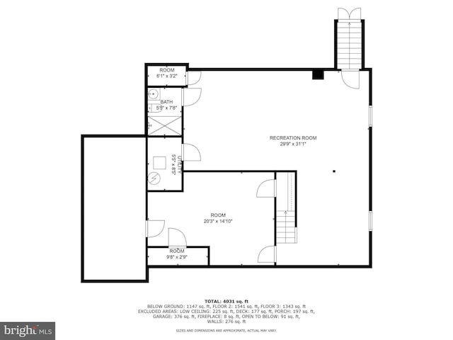 1201 Falls Grove Ln, York, PA 17404 - property floor plan