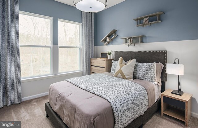 1205 Bear Oak Ln Unit 2, Laurel, MD 20724 - bedroom featuring carpet flooring, baseboards, and multiple windows