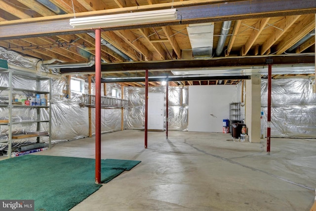 614 Cedarday Dr, Bel Air, MD 21015 - view of unfinished basement
