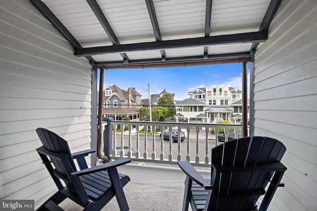 123 Coral St, Beach Haven, NJ 08008 - balcony with a residential view
