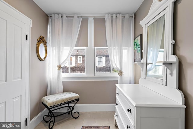 123 Coral St, Beach Haven, NJ 08008 - sitting room with tile patterned floors and baseboards