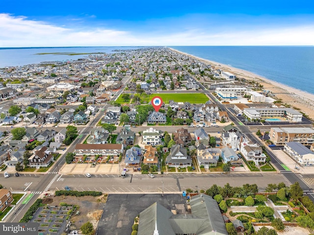 123 Coral St, Beach Haven, NJ 08008 - aerial view of property and surrounding area featuring unending shoreline