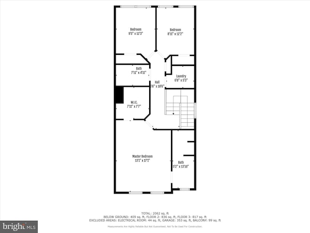 22650 Gray Falcon, Ashburn, VA 20148 - property floor plan