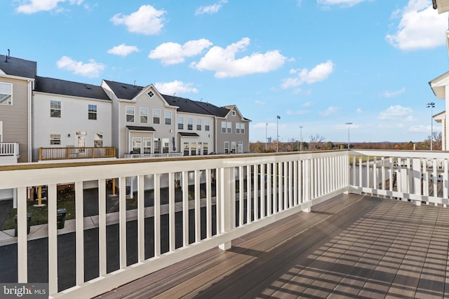 22650 Gray Falcon, Ashburn, VA 20148 - wooden terrace with a residential view