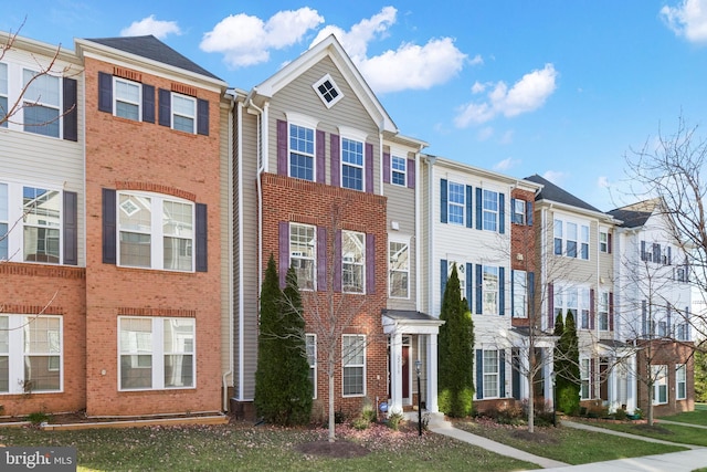 22650 Gray Falcon, Ashburn, VA 20148 - view of property featuring brick siding
