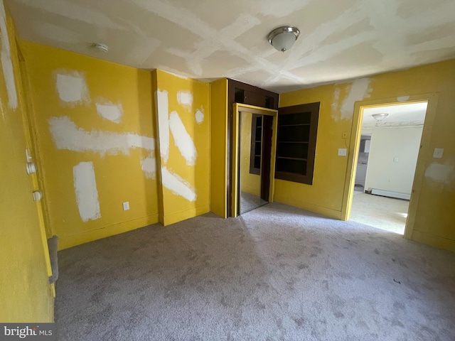 27 Church St, Bridgeton, NJ 08302 - carpeted spare room featuring baseboard heating and a smoke detector