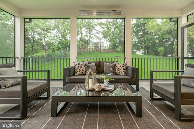 6613 Byrnes Dr, Mclean, VA 22101 - sunroom / solarium featuring outdoor lounge area and plenty of natural light