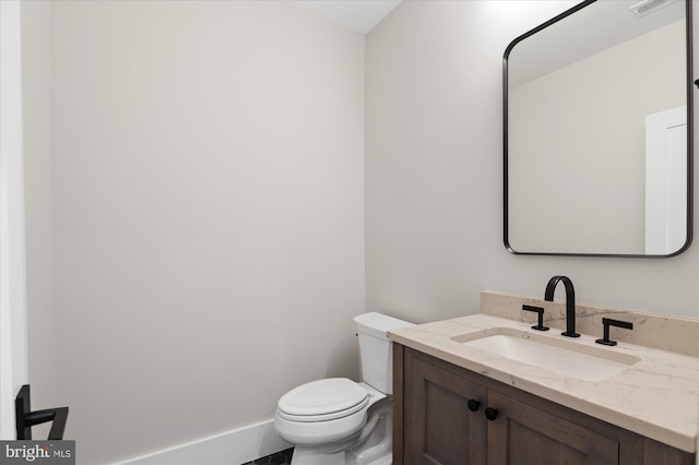 6613 Byrnes Dr, Mclean, VA 22101 - half bathroom with toilet and vanity