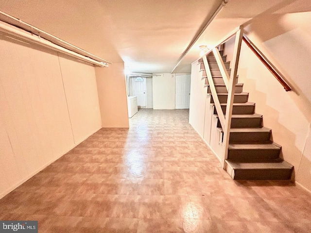 3925 Colborne Rd, Baltimore, MD 21229 - finished basement featuring stairway
