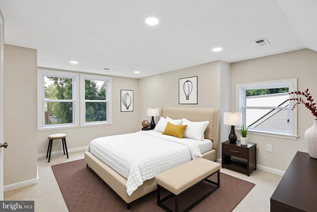 5210 57th Ave, Hyattsville, MD 20781 - bedroom featuring baseboards, recessed lighting, and light colored carpet