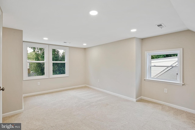5210 57th Ave, Hyattsville, MD 20781 - spare room featuring healthy amount of natural light, recessed lighting, carpet, and baseboards